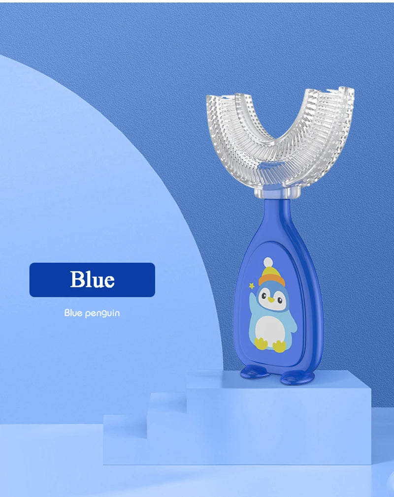 360 Degree U- shaped Toothbrush Soft Silicone Baby Brush