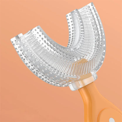 360 Degree U- shaped Toothbrush Soft Silicone Baby Brush