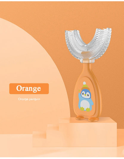 360 Degree U- shaped Toothbrush Soft Silicone Baby Brush