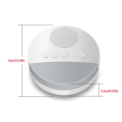 Baby White Noise Machine USB Rechargeable Timed Shutdown Sleep Machine Baby Sleep Sound Player Night Light Timer Noise Player