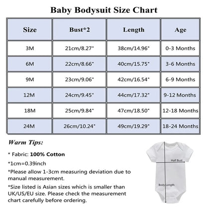 Newborn Baby Infant Cartoon Bodysuits Short Sleeve