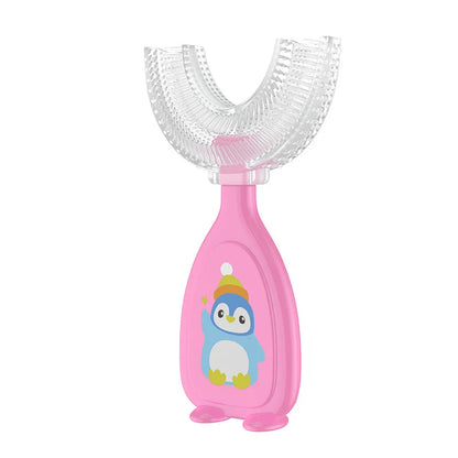 360 Degree U- shaped Toothbrush Soft Silicone Baby Brush