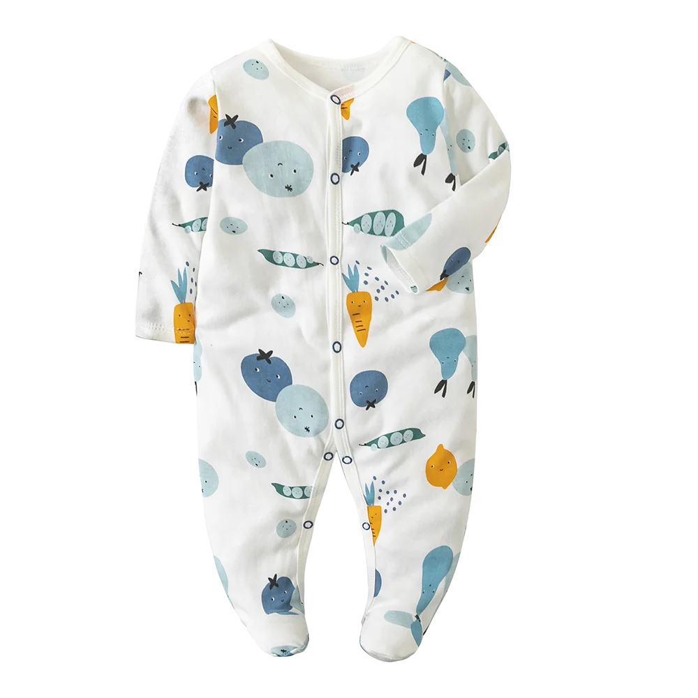 0-12Months 100% Cotten Girls & Boy Baby Rompers