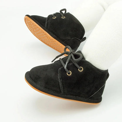 Unisex Baby Booties Cotton Anti-slip Rubber Sole