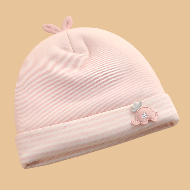 0-6 Months Baby Hats Thicker Cotton Soft Elastic