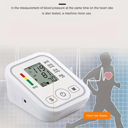 Automatic Digital ARM Blood Pressure Monitor Sphygmomanometer Tonometer Tensiometer Heart Rate Pulse Meter BP Monitor Voice