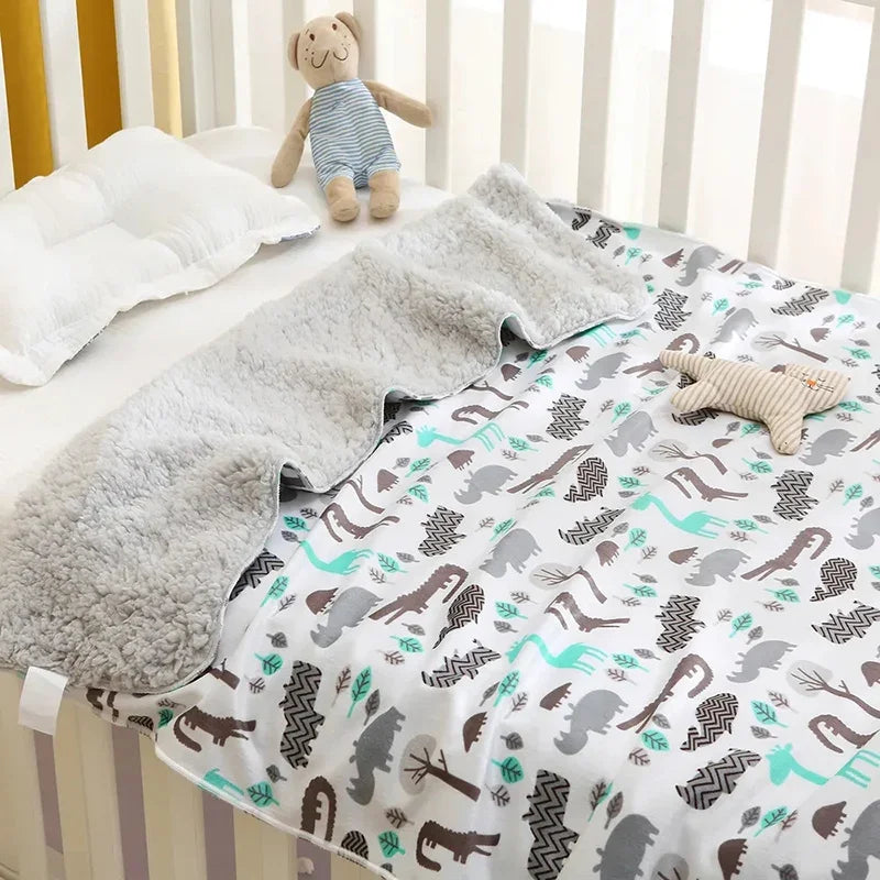 Baby Blankets New Double Layer Super soft Fleece