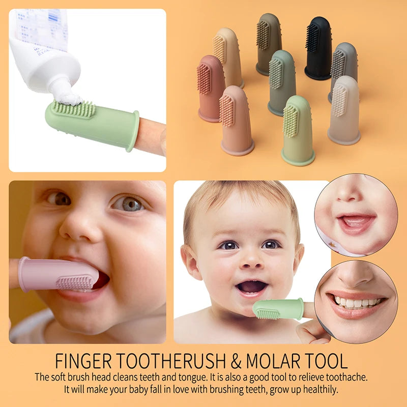 Baby Soft Finger Toothbrush BPA Free Silicone Oral Health Care