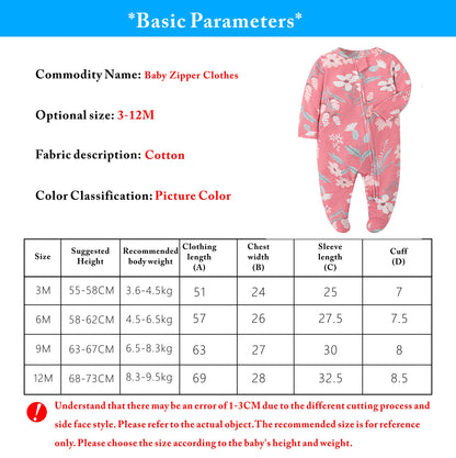 Unisex Baby Sleepsuit long sleeve 3 6 9 12months