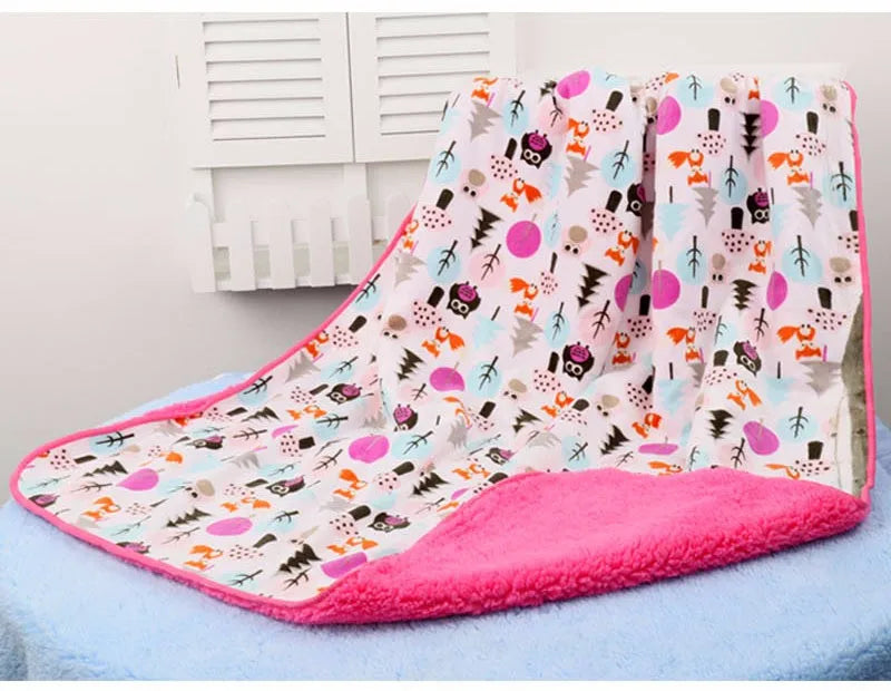 Baby Blankets New Double Layer Super soft Fleece