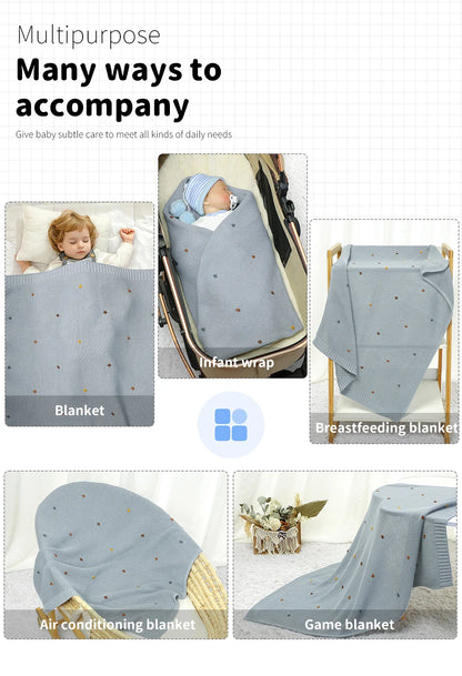 100% Cotton Baby Newborn Infant Blanket Swaddle Wrap