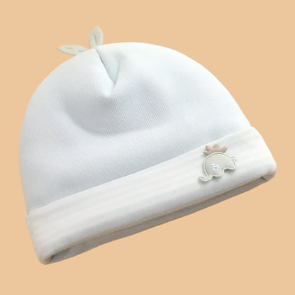 0-6 Months Baby Hats Thicker Cotton Soft Elastic