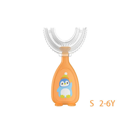 360 Degree U- shaped Toothbrush Soft Silicone Baby Brush