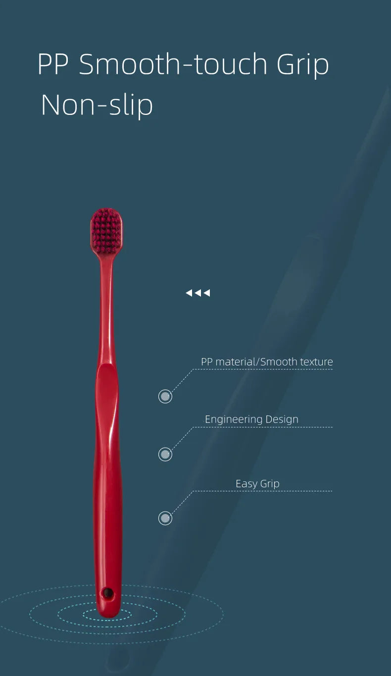 Y-kelin New Volcanic Charcoal Toothbrush Widen Soft Eco Friendly Portable Fiber bursh Premium Oral Hygiene Care Dropshipping