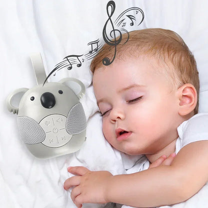 Newborn Portable Koala Sleep Sound Toddler White Noise Machine Soothing Music Player Sleep Monitor for Baby Room