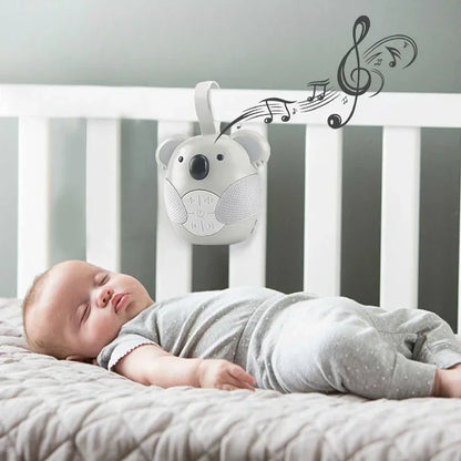 Newborn Portable Koala Sleep Sound Toddler White Noise Machine Soothing Music Player Sleep Monitor for Baby Room