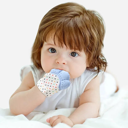 Food grade silicone Gloves Baby Teether Anti Eating Hand