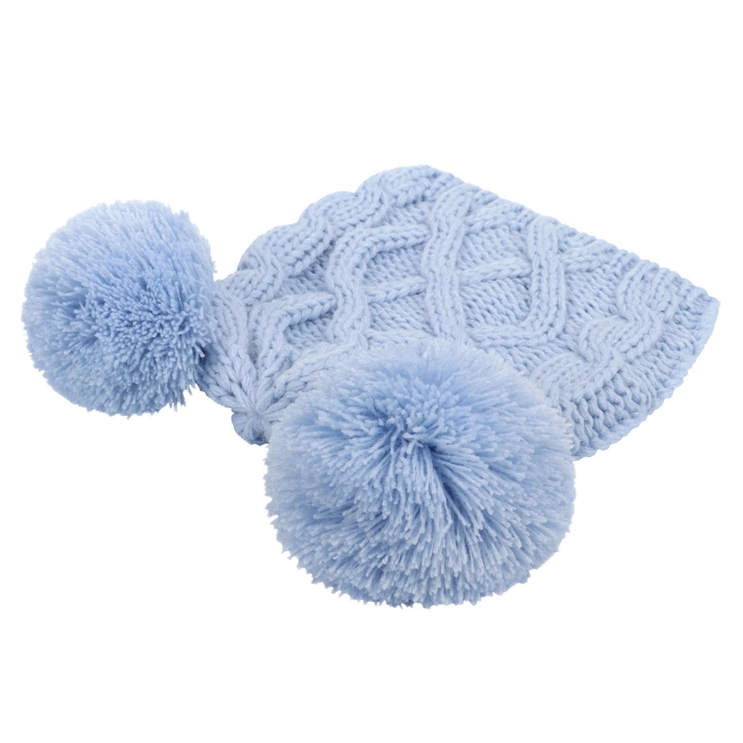 Newborn Winter Hat Crochet Solid Baby Bear Ear