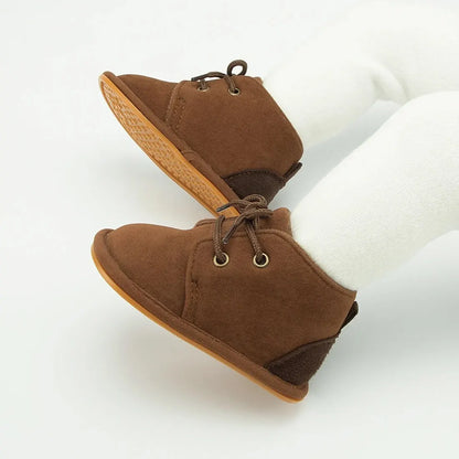 Unisex Baby Booties Cotton Anti-slip Rubber Sole