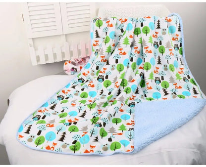 Baby Blankets New Double Layer Super soft Fleece