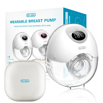 Wearable Electric Breast Pump 4 Modes 36 Suction Levels Hands Free Breast Pumps Milk Collector with 19/24mm Flange