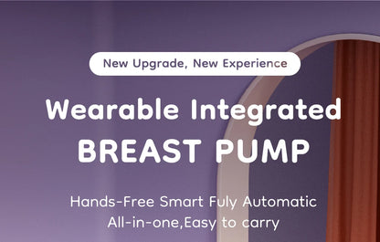 2PCS Wearable Electric Breast Pump 4 Modes 36 Suction Levels Hands Free Breast Pumps Milk Collector with 19/24mm Flange