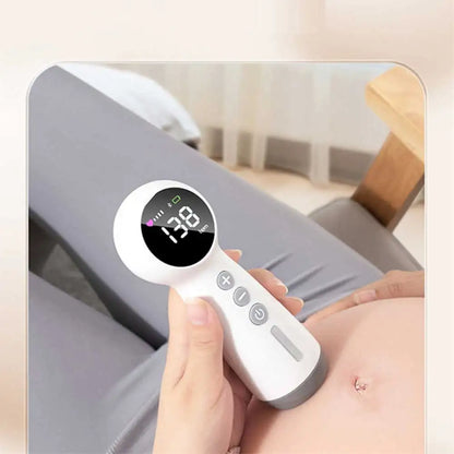 3.0MHz Doppler Fetal Ultrasound Fetal Doppler Baby Sound Angelsound  Monitor Pregnant Baby Heartbeat Data DSP Technology