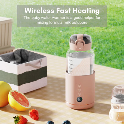 Portable Electric Baby Bottle Warmer USB Charge 300ML Outdoor Dissolve Formula Milk Instant Travel Portable Water Warmer Heater