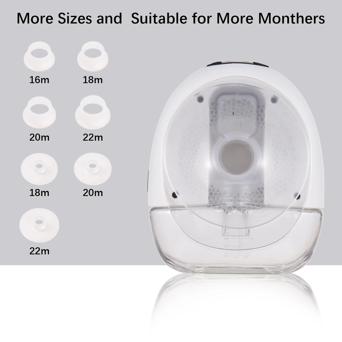 New Upgrades Wearable Breast Pump Hands Free Electric Portable Wearable Breast Pumps BPA-free Breastfeeding Milk Collector