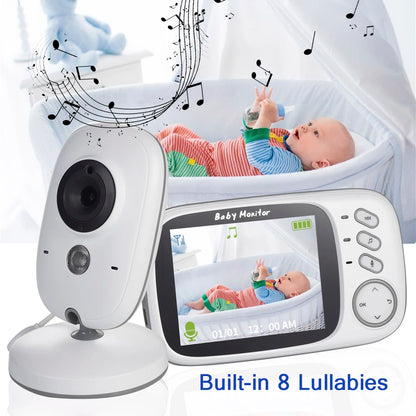 VB603 V2 Video Baby Monitor 2.4G Wireless With 3.2 Inches LCD 2 Way Audio Talk Night Vision Surveillance Security Cam Babysitter