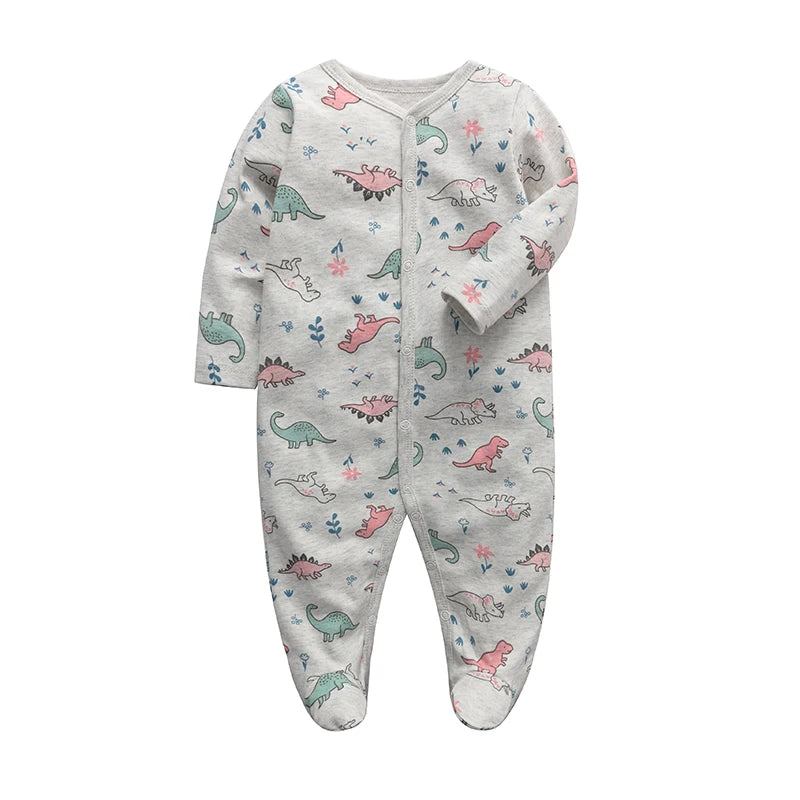 0-12Months 100% Cotten Girls & Boy Baby Rompers