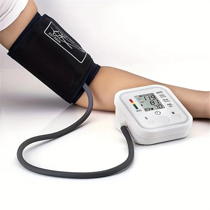 Automatic Digital ARM Blood Pressure Monitor Sphygmomanometer Tonometer Tensiometer Heart Rate Pulse Meter BP Monitor Voice