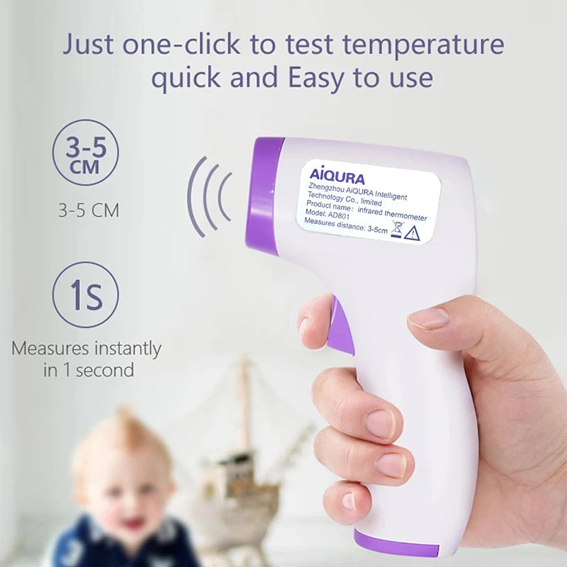 Medical Digital Thermometer Non Contact Infrared Body Temperature Device Fever Measure Tool for Baby