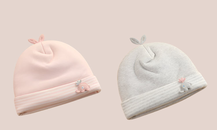 0-6 Months Baby Hats Thicker Cotton Soft Elastic