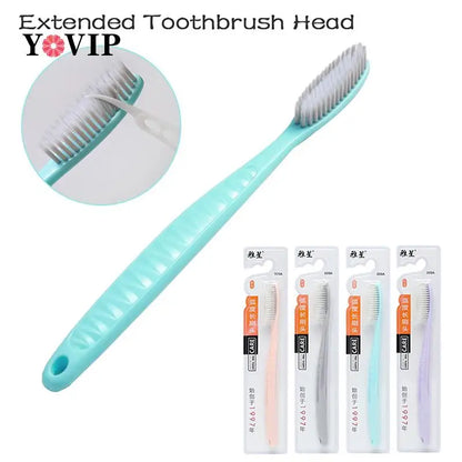 1PC Super Hard Toothbrush Extra Hard Large Brush Head Adult Toothbrush Manual Toothbrush Firm Toothbrush