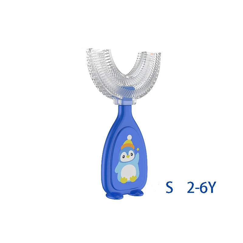 360 Degree U- shaped Toothbrush Soft Silicone Baby Brush