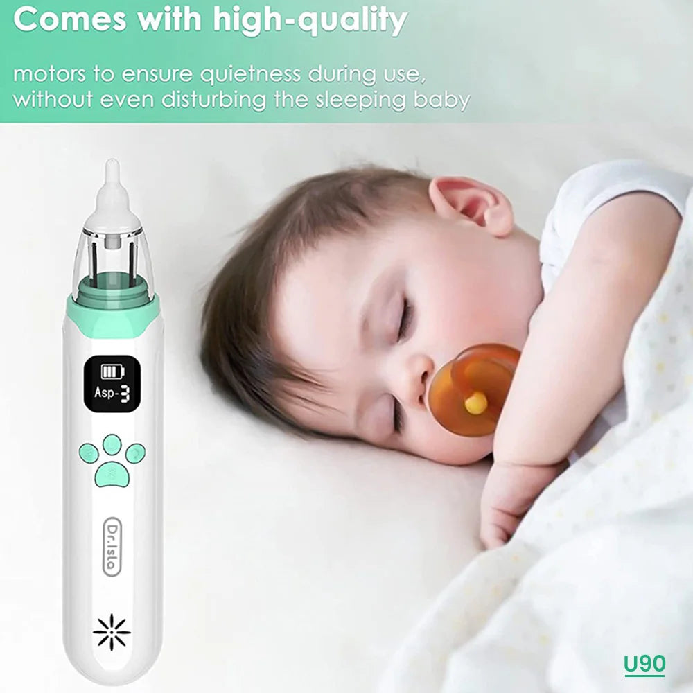 Electric Baby Nasal Absorber Mucus Nose Suction Cleaner Silent Baby Obstruction Rhinitis Cleaner With Music