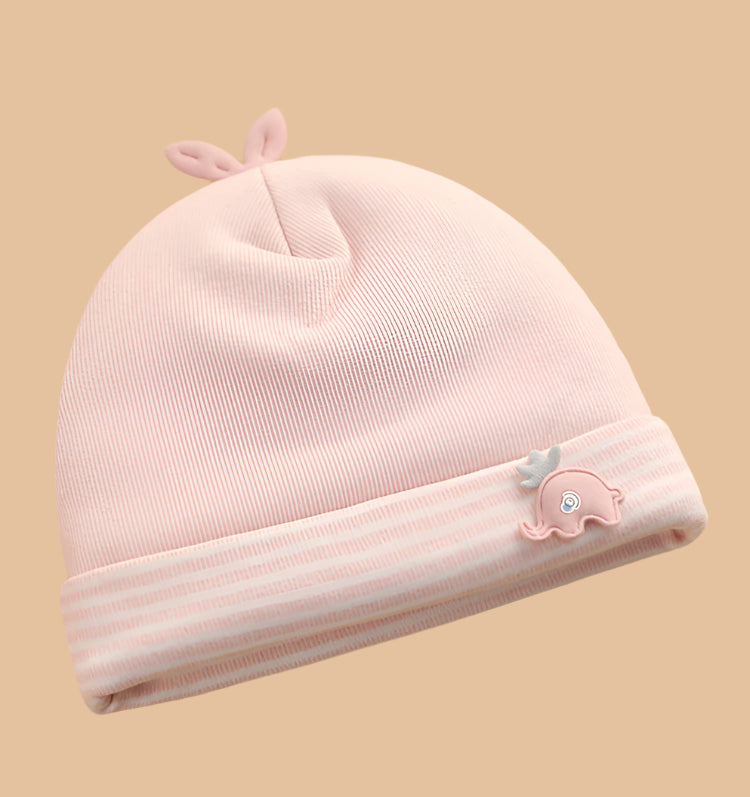 0-6 Months Baby Hats Thicker Cotton Soft Elastic