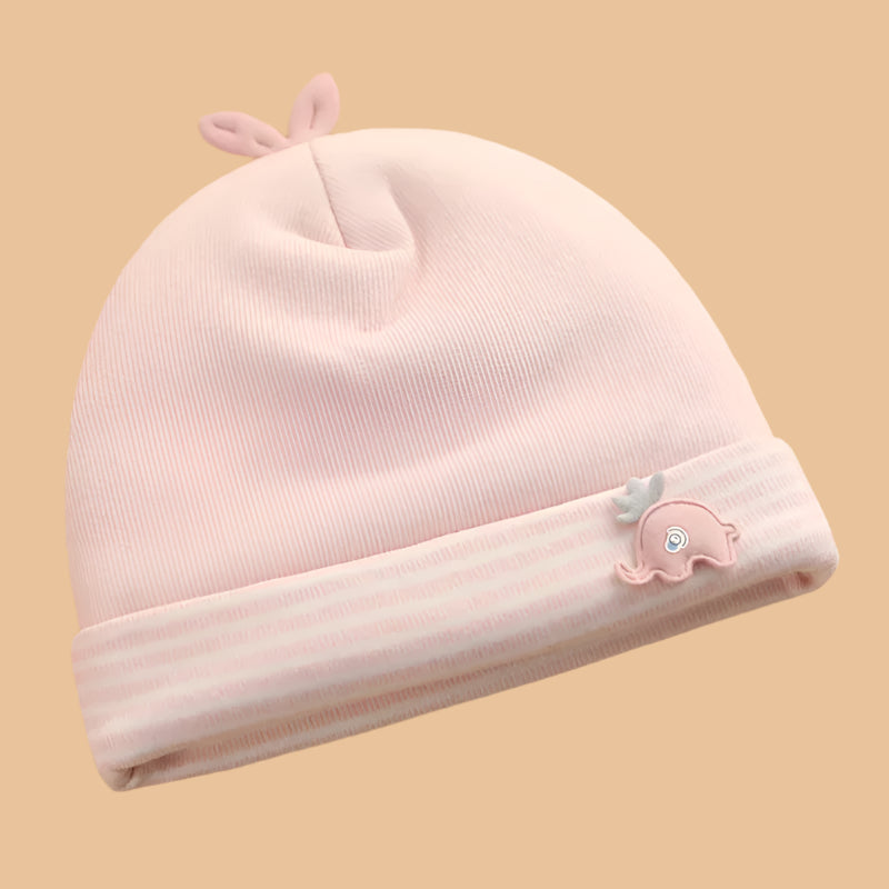 0-6 Months Baby Hats Thicker Cotton Soft Elastic