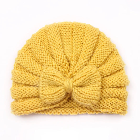 Knitted Baby Hat for Girls